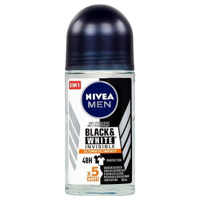 Nivea men deodorant black&white invisible roll on 50ml