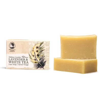 Lavender & white tea face soap