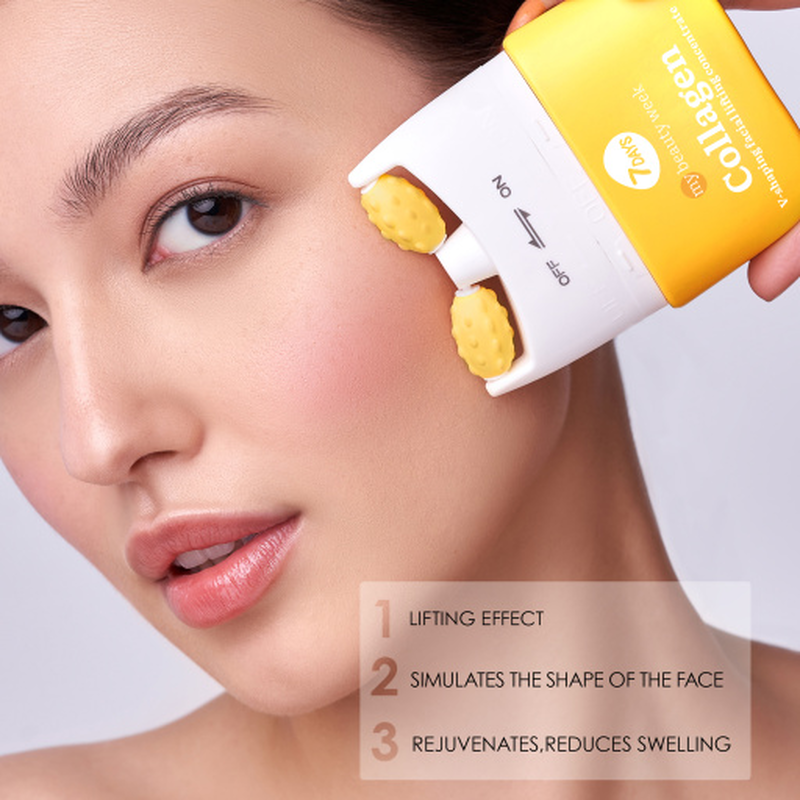 Face cream firming and lifting collagen & 3d massager, , medium image number null