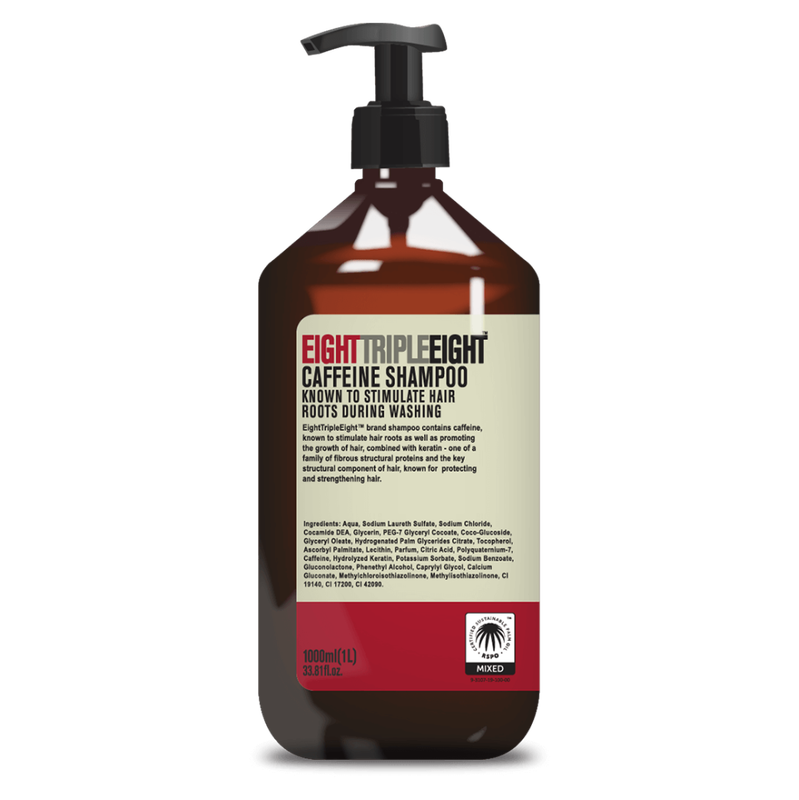 Eighttripleeight caffeine shampoo 1l, , medium image number null