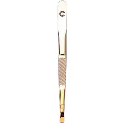 Basicare flat tip tweezers 1004