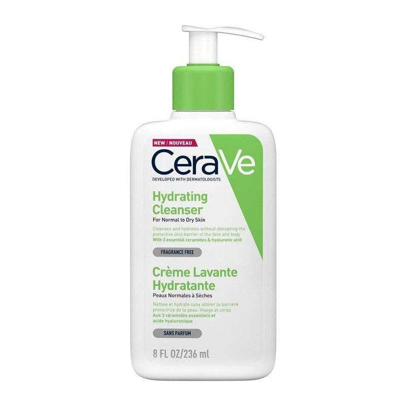 Cerave hydrating cleanser - 236ml/473ml image number null