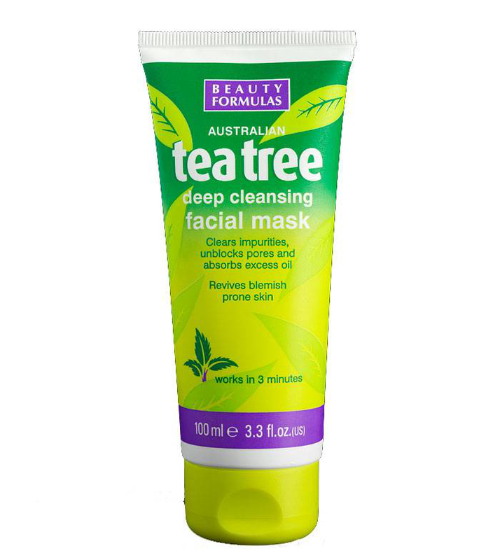 Beauty formulas tea tree deep cleansing mask 100ml, , medium image number null
