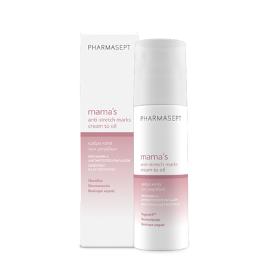 Pharmasept mama's anti-stretch marks cream to oil x 150ml