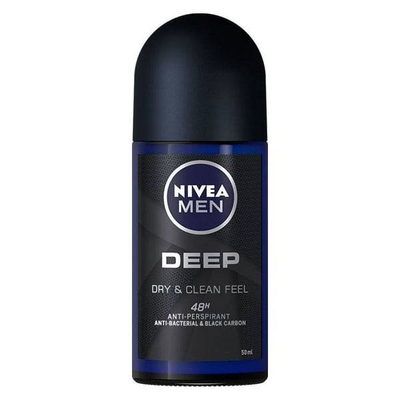 Nivea men deep black carbon roll on deodorant 50ml