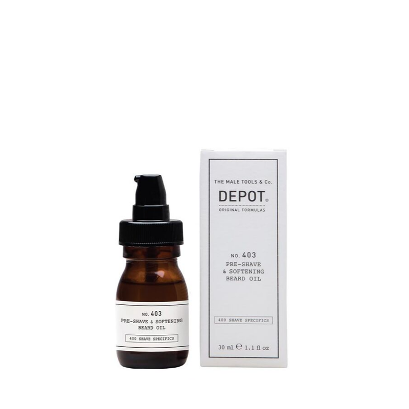 Depot 403 pre-shave & softening beard oil sweet almond 30ml, , medium image number null