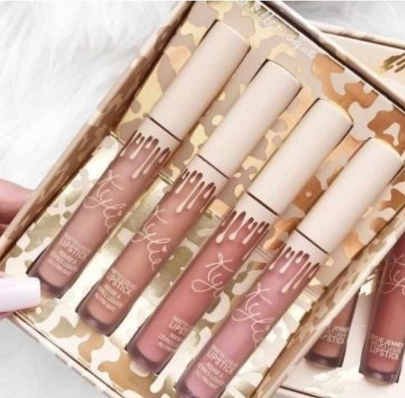 Kylie matte liquid lip stick set  nude, , medium image number null