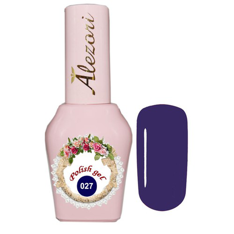 Gel polish №027 15ml. Σκουρο μωβ. Ημιμόνιμο βερνίκι., , medium image number null