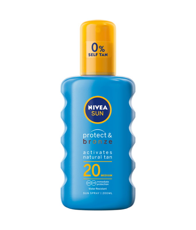 Nivea sun protect & bronze oil SPF20 200ml, , medium image number null