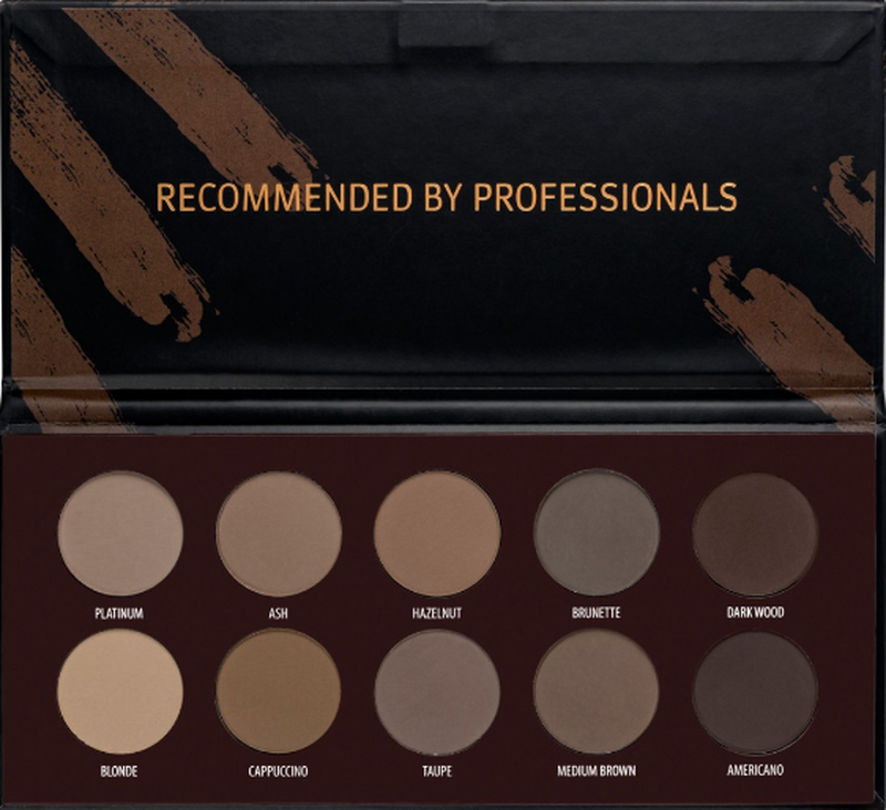 Colour brow collection pressed eyebrow shadows palette, , medium image number null