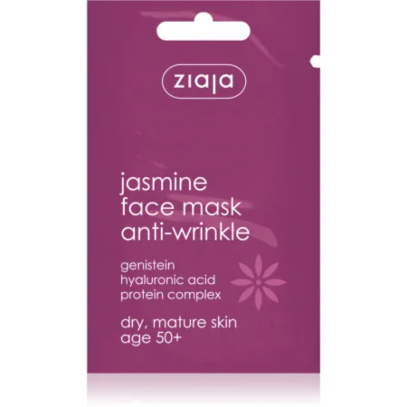 Ziaja  jasmine face mask anti-wrinkle 7ml sachet - 1 piece, , medium image number null