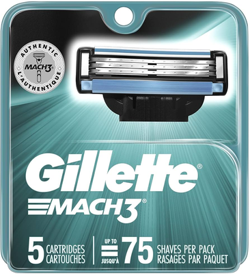 Gillette mach3 razor blade 5 refills