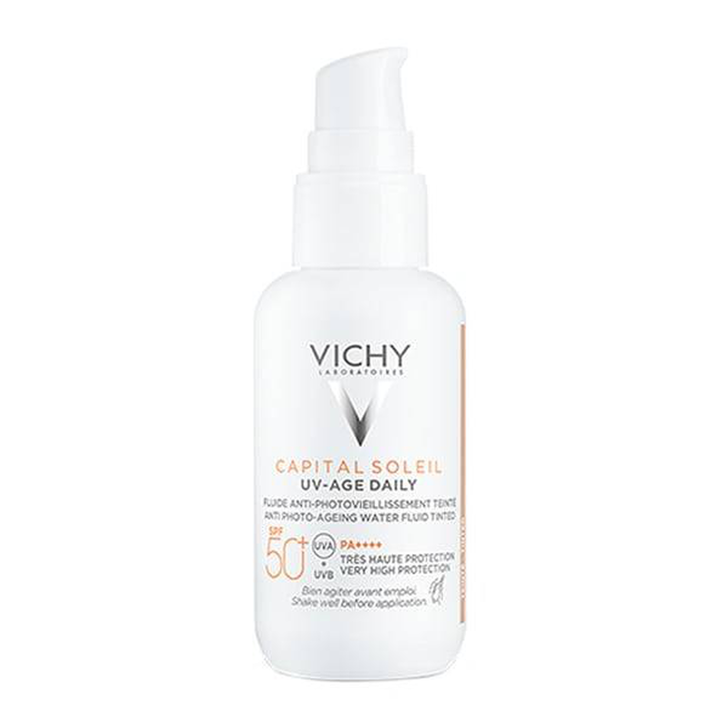 Vichy capital soleil uv-age daily SPF50+ tinted light 40ml, , medium image number null