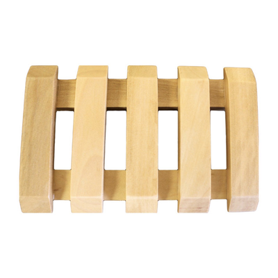 Soap dish hemu wood - slotted