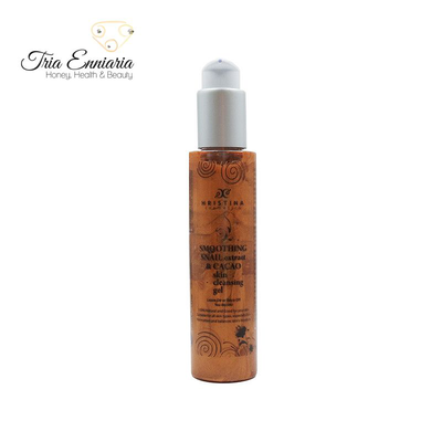 Gel face tonic with snail and cocoa 125 ml, hristina