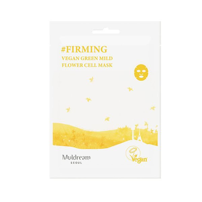 Muldream vegan green mild flower cell mask