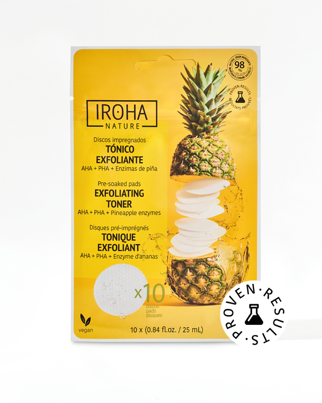 Iroha  10 exfoliating toner ha+pineapple enzymes+pha-ha, , medium image number null