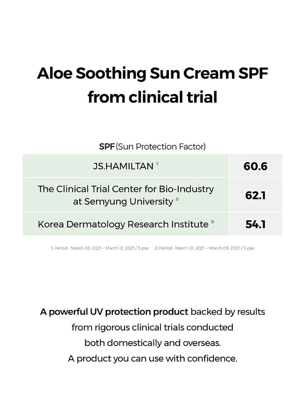 Aloe Soothing Sun Cream SPF50+, , medium image number null