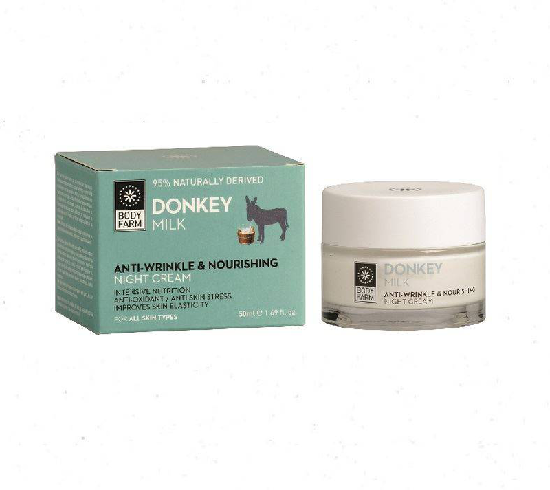 Bodyfarm donkey milk anti wrinkle & nourishing night cream 50ml, , medium image number null