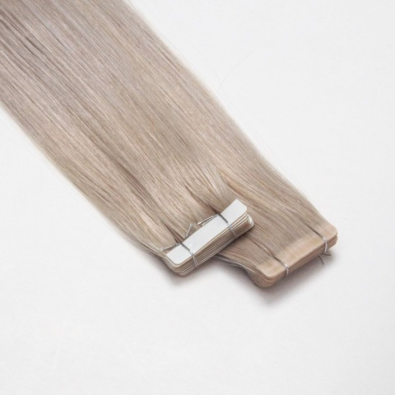 Tape premium hair 53-55cm light grey/moonlight, , medium image number null