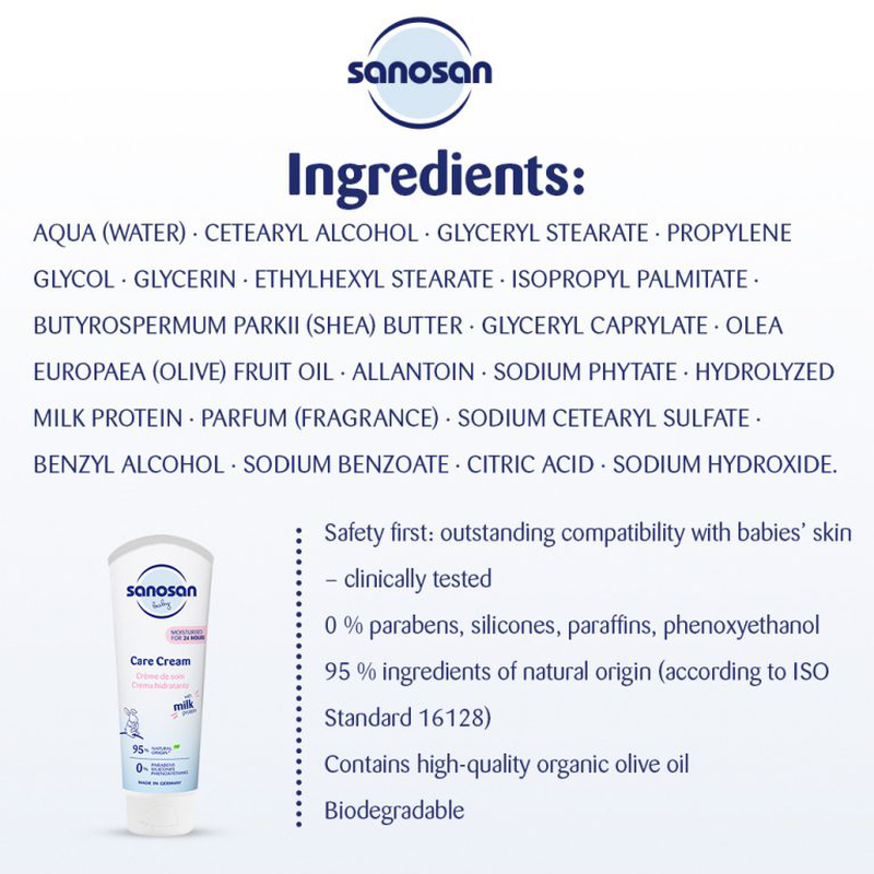 Sanosan baby care cream, , medium image number null