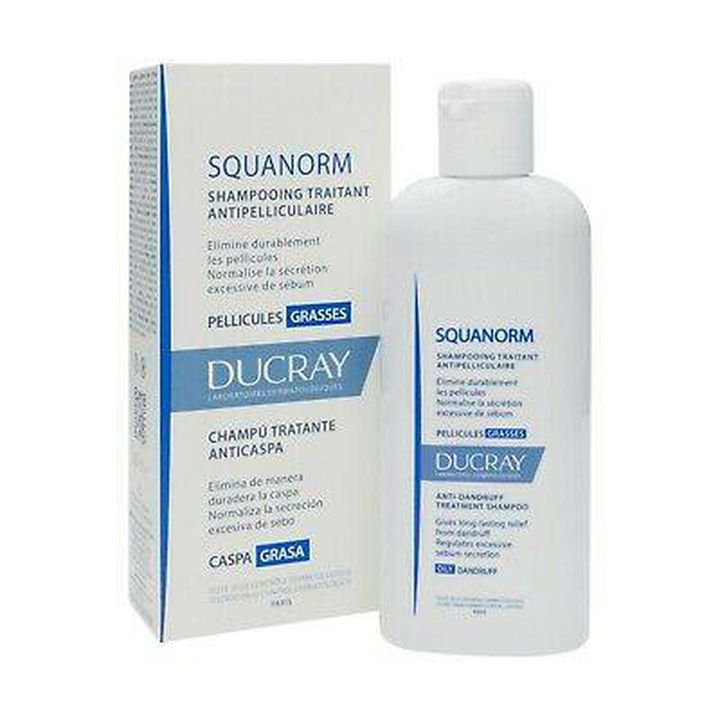 Ducray squanorm shampoo, treatment for oily dandruff 200ml, , medium image number null