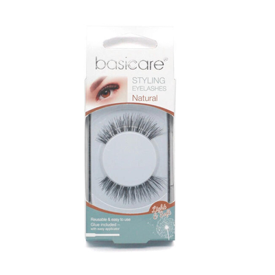 Basicare styling eyelashes natural, glue included 1919