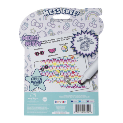 Hello kitty imagine ink coloring book: magical mess-free fun with just one marker!