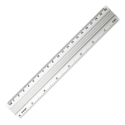 Aluminium ruler 20cm