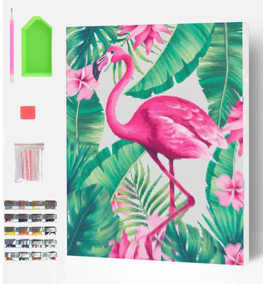 Flamingo diamond canvas