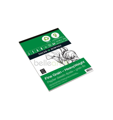 Daler-rowney eco fine grain heavyweight drawing pad 200gsm a4