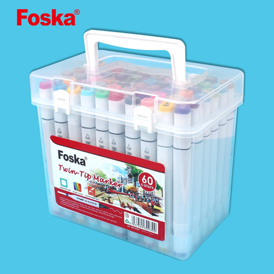 Foska Twin Tip Marker 60 Colors