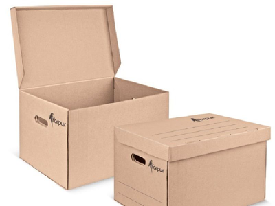 1pcs storage box for 5 lever arch files