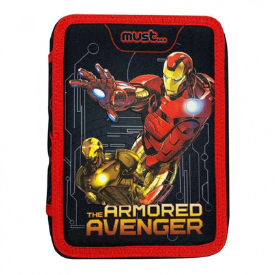 Pencil case double filled iron man avenger