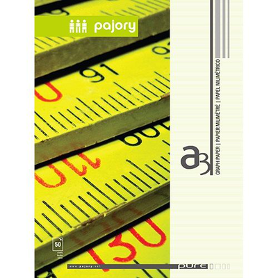 Note pad milimetric a4 50 sheets pajory