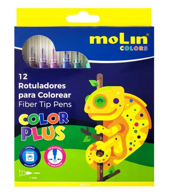 Coloured pens 12- rcp210-12b molin