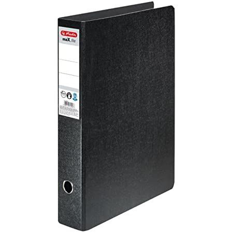 Lever arch file a3 upright pvc black premier, , medium image number null