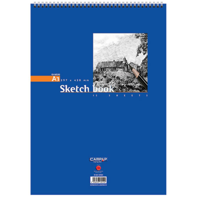 Camel sketch book spiral (a3 15 sheets), , medium image number null