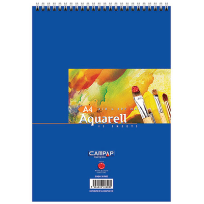 Camel aquarelle book spiral (a4 15 sheets)