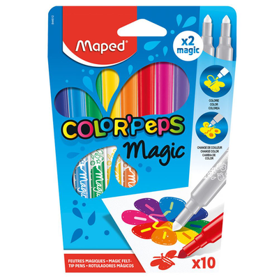 Maped color΄peps magic markers set (10pcs + 2pcs)