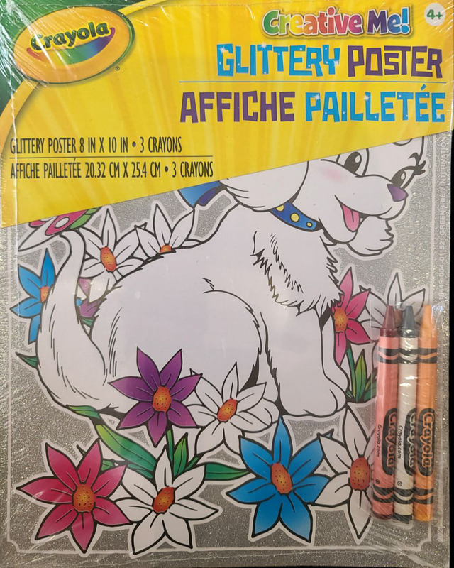 Crayola glittery poster dog, , medium image number null