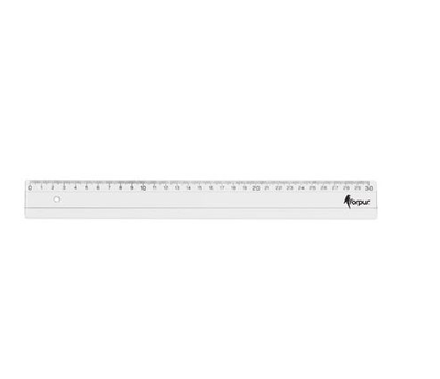 Ruler strong plastic 30cm