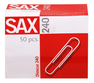 Paper clips sax 78mm pack of 50 pcs