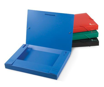 Flap box for document storage