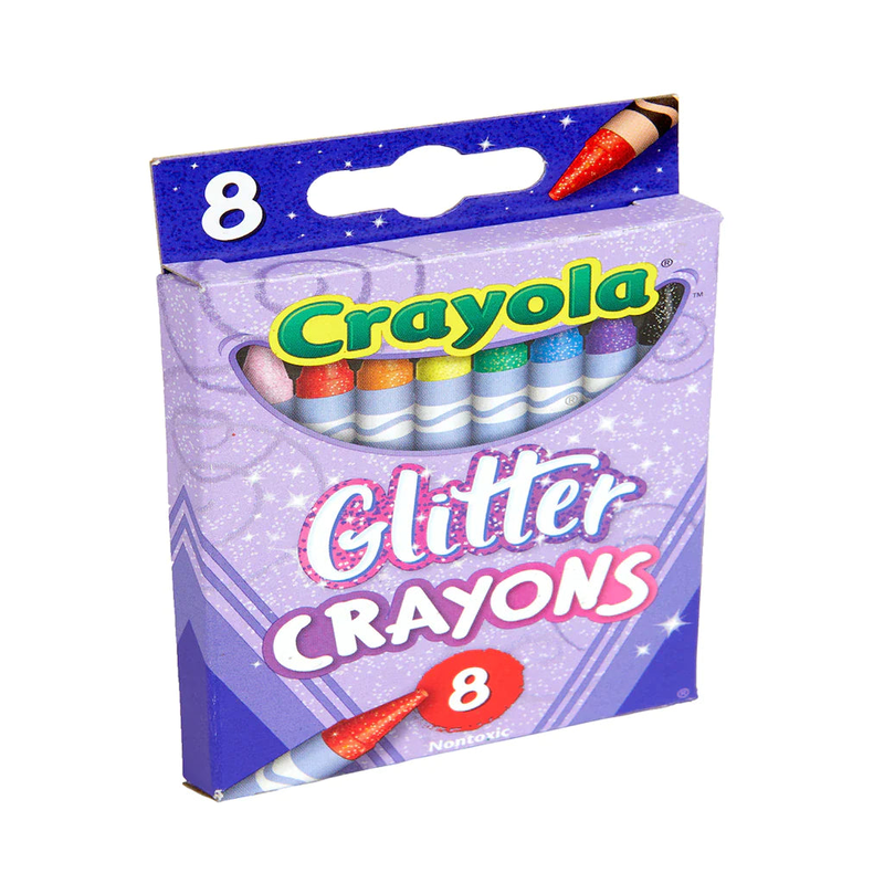 Crayola glitter crayons: sparkle with every stroke - 8-ct. Boxes, , medium image number null