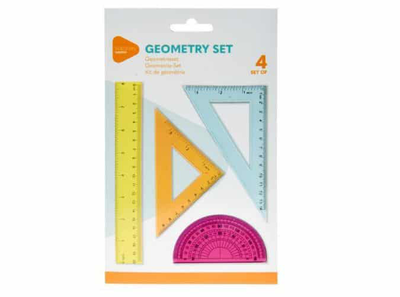 Geometry colored set of 4pcs