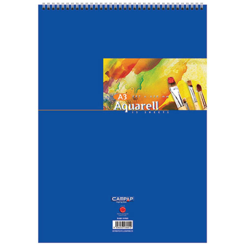 Camel aquarelle book spiral (a3 15 sheets), , medium image number null