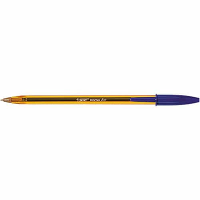 Bic cristal fine ballpoint pen blue 0.8 mm