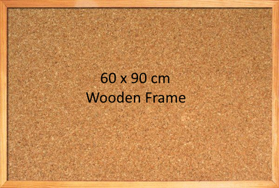 Cork board 60x90 w/wooden frame