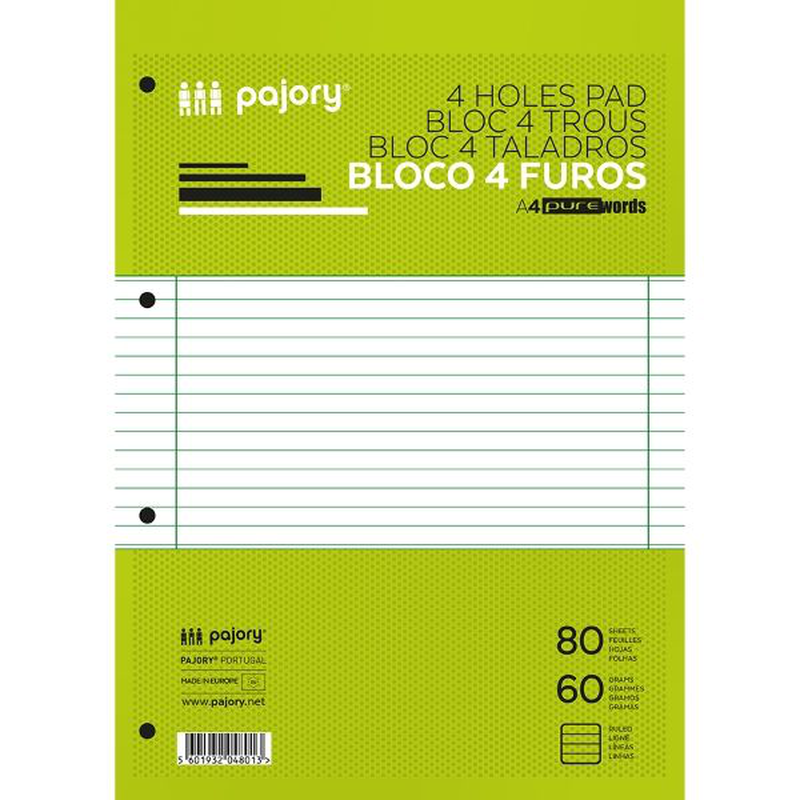 Refill pad a4 80 sheets (160 pages), , medium image number null